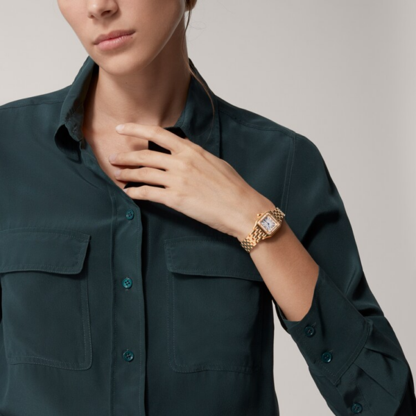 37024138aa372a9f3e4ce745c05ae4bfda8a6cd2 Unworn Cartier Panthère de Cartier Small, 18k Rose Gold, Diamonds, 22mm x 30mm, Ref# WJPN0049, box and papers