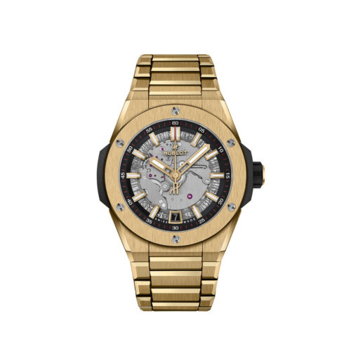 38c3fcf1e06b5a4437b26e001fddcb251b5d99f2 Hublot Big Bang INTEGRATED TIME ONLY YELLOW GOLD Ref# 456.VX.0130.VX