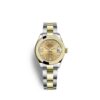 Rolex Lady-Datejust 28, Oystersteel and 18k Yellow Gold, Ref# 279163-0021