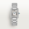3a4f35189f12b798fb1ba24b15a2fc8d3e9f6347 Unworn Cartier Tank Must de Cartier, Small Stainless Steel, 29.5mm x 22mm, Ref# WSTA0107, box and papers