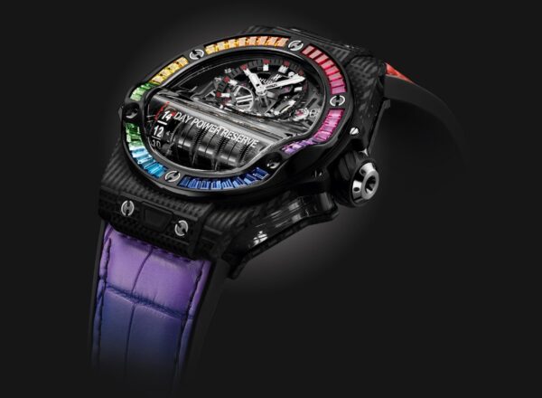 3aaaf3c762efd56f1f78aa919f3f78a19f39948b Hublot Big Bang MP-11 POWER RESERVE 14 DAYS 3D CARBON RAINBOW Ref# 911.QD.0123.LR.4099