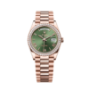 3bacaf84fc3af927c250c4da5b3dcb8eec5f5b95 Unworn 2025, Rolex Day-Date 36, 18k Everose Gold and Diamond-set, 36mm, Ref# 128345rbr-0085, box and papers