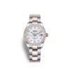 Rolex Datejust 31, Oystersteel, 18kt Everose Gold and diamonds, Ref# 278381RBR-0025