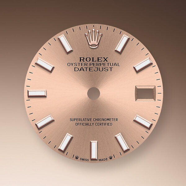 Rolex Lady-Datejust 28, 18kt Everose Gold and diamonds, Ref# 279135RBR-0026