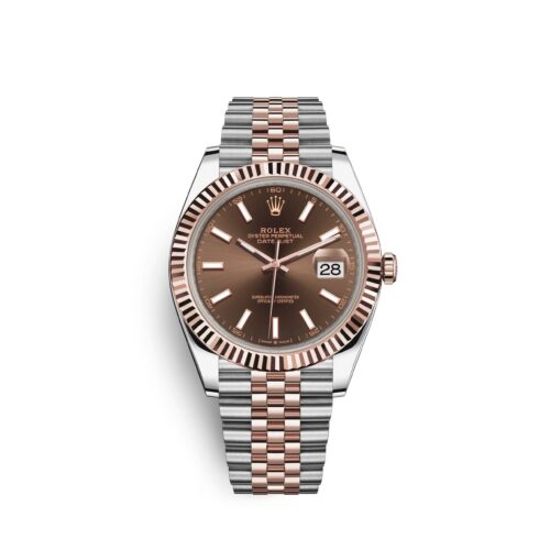3cfa5d5bc212cf6682ab4eaf769ceef901f33b07 Rolex Datejust 41, 18k Everose Gold and Stainless Steel, 41mm, Ref# 126331-0002