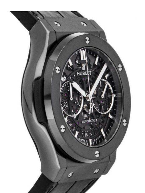 3d7262595168a8711b1fd12c50d3e702094f9e47 Hublot Classic Fusion Aerofusion Black Magic Chronograph 45mm, Ref# 525.CM.0170.LR