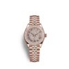 Rolex Lady-Datejust 28, 18kt Everose Gold and diamonds, Ref# 279135RBR-0022