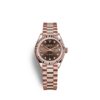 Rolex Lady-Datejust 28, 18k Everose Gold, Ref# 279175-0002