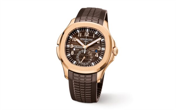 46b54122fd637231fcf5ee7c66b2011f3f54695e Patek Philippe Aquanaut Travel Time, 18k Rose Gold, 40,8mm, Ref# 5164R-001