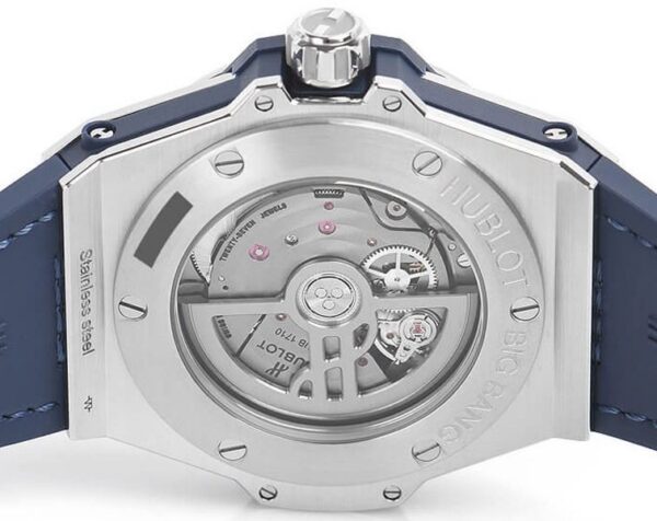 46f0732f55c4ffaec28c90a1d071d58a62ee1edb Hublot Big Bang, One Click Steel Blue Diamonds 39mm, Ref# 465.SX.7170.LR.1204