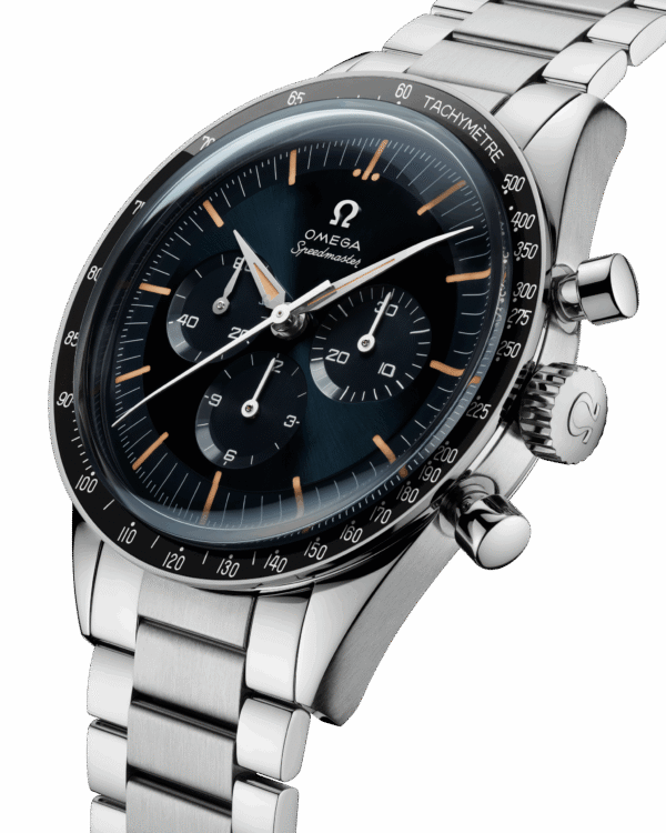 48589b96366b024bfda19632983442349b2d0893 Unworn, Omega Speedmaster First Omega in Space, Co-Axial Chronograph, 39,7mm, Ref# 310.30.40.50.06.001, box and papers