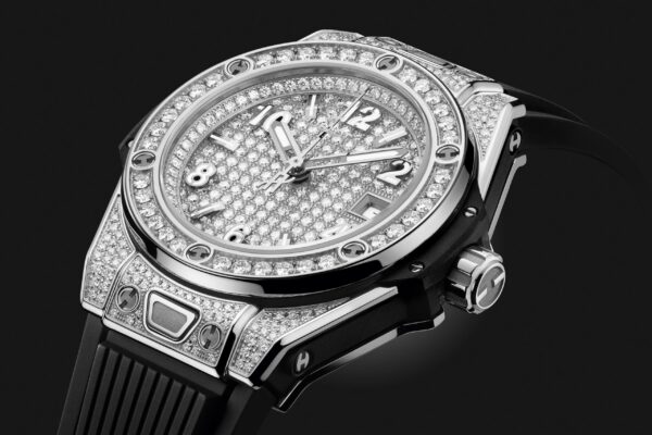 4a2993d2d48fd04d3fba1505828b8976cee1b986 Hublot Big Bang ONE CLICK STEEL FULL PAVÉ Ref# 485.SX.9000.RX.1604