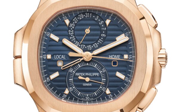4d49da0691a646a449ca533b058808b3e9e62bc7 Patek Philippe Nautilus Travel Time Chronograph Watch, 18k Rose Gold, 40,5 mm, Ref# 5990/1R-001