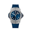 4dbd60488dd629d5677fc912a61010ac56c0789a Hublot Big Bang, One Click Steel Blue Diamonds 39mm, Ref# 465.SX.7170.LR.1204