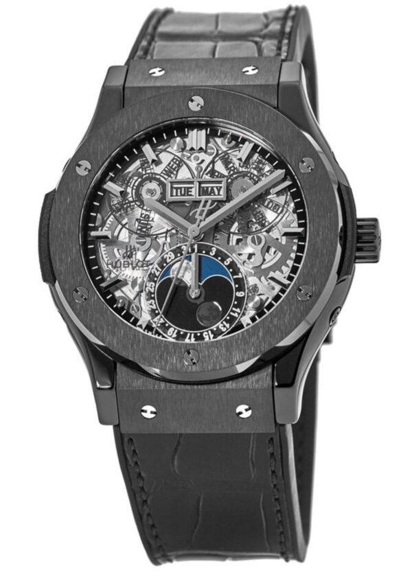 Hublot Classic Fusion Aerofusion Moonphase 45mm Black Magic, Ref# 517.CX.0170.LR, Unworn 2025