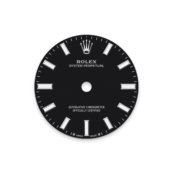 Unworn 2025, Rolex Oyster Perpetual, Oystersteel, 28mm, Black dial, Domed Oyster, Ref# 276200-0010, box and papers