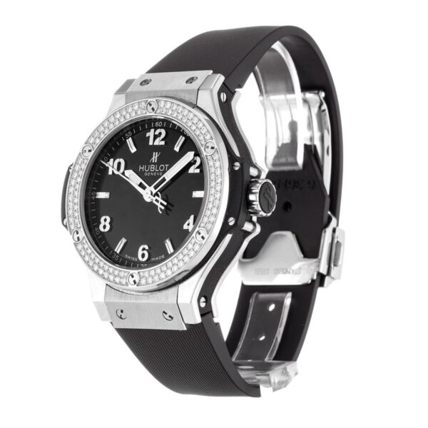 4fffd600a8eb207082b371b7186108a13451a19f Hublot Big Bang, Steel, Black Diamonds, 38mm, Ref# 361.SX.1270.RX.1104, Unworn 2025