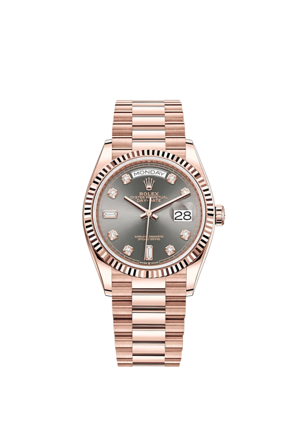 Rolex Day-Date, 36mm, 18k Everose Gold, Ref# 128235-0050