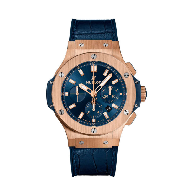 5556697bd71979b0717db18da35510f37b756043 Hublot Big Bang Gold Blue 44mm, 18kt Rose Gold, Ref# 301.PX.7180.LR, Unworn 2025