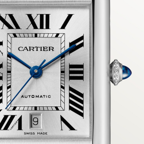 55c282e5d3d3949a8acc20387e3f3609ba42694f Unworn Cartier Tank Must de Cartier, Extra-large Stainless Steel, 41mm x 31mm, Ref# WSTA0040, box and papers