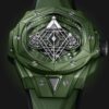 561e4dd7e194fb23579eeb890aca1a7580cd9dcc Hublot Big Bang SANG BLEU II GREEN CERAMIC Ref# 418.GX.5207.RX.MXM22