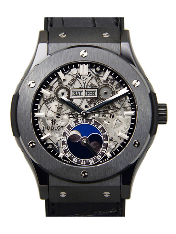 Hublot Classic Fusion Aerofusion Moonphase 45mm Black Magic, Ref# 517.CX.0170.LR, Unworn 2025