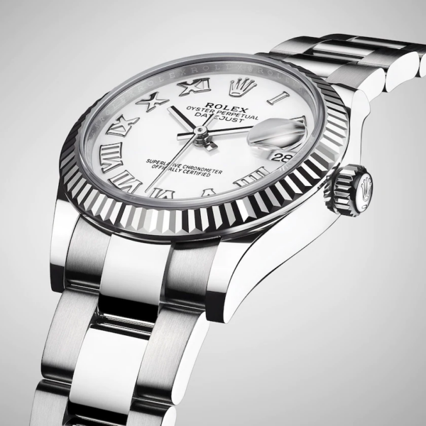 Rolex Datejust 31, Oystersteel and 18k White Gold, Ref# 278274-0009