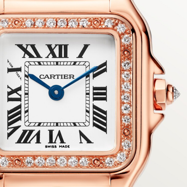 58d9187be7a699605740972f7379c04af84b0af4 Unworn Cartier Panthère de Cartier Small, 18k Rose Gold, Diamonds, 22mm x 30mm, Ref# WJPN0049, box and papers