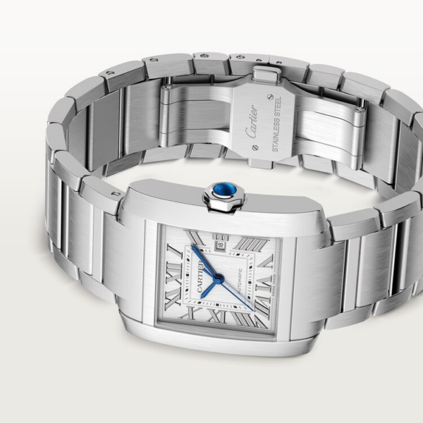 5cae155cd4c8f79b1f681f2acadb2f83589024ce Unworn Cartier Tank Francaise de Cartier, Large Stainless Steel, 36.7mm x 30.5mm, Ref# WSTA0067, box and papers