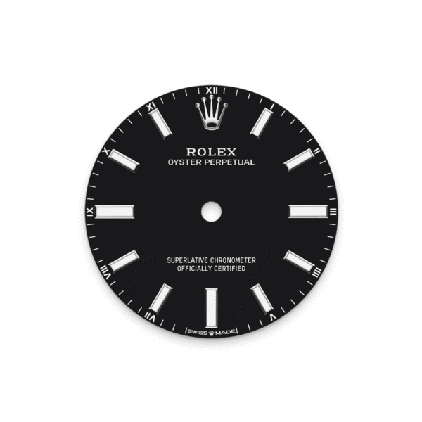 Unworn 2025, Rolex Oyster Perpetual, Oystersteel, 34mm, Black dial, Domed Oyster, Ref# 124200-0010, box and papers