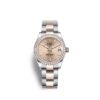 Rolex Datejust 31, Oystersteel, 18kt Everose Gold and diamonds, Ref# 278381RBR-0009