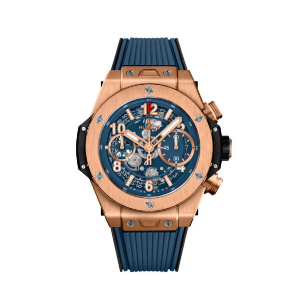 5fb9e998b369da0b6c25881d62a220c1dcfeea58 Hublot Big Bang, Unico King Gold Blue, 42mm, Ref# 441.OX.5189.RX