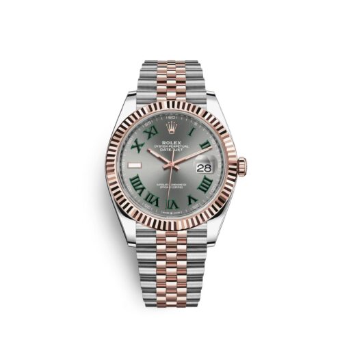 6030aedf7dd643e6b1c34f9d288adc614a532658 Rolex Datejust 41, 18k Everose Gold and Stainless Steel, 41mm, Ref# 126331-0016
