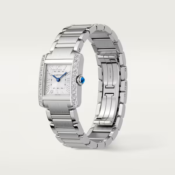 6034aac1e90672d1dd0cb212aaa8615d6bddfc24 Unworn Cartier Tank Francaise, Stainless Steel, 25.7mm x 21.2mm, Ref# W4TA0020, box and papers