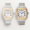 64136830cdc4ba0bf2c5e13ea0869aec2d1bbfbc Unworn Cartier Santos de Cartier, Stainless Steel and 18k Yellow Gold, 39.8mm, Ref# W2SA0009, box and papers