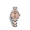 Rolex Lady-Datejust 28, Oystersteel and 18k Everose Gold, Ref# 279171-0024