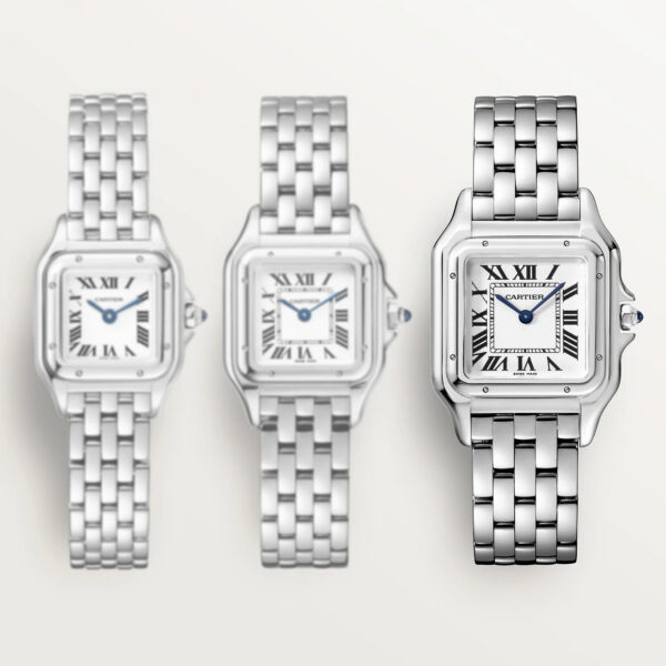 Unworn Cartier Panthère de Cartier Medium, Stainless Steel, 27mm x 37mm, Ref# WSPN0015, box and papers