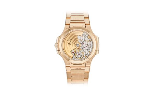 670475c17e51cb95025595bef04e4ab515e63e26 Patek Philippe Nautilus Haute Joaillerie Ladies Automatic Watch, 18K Rose Gold and Diamonds, 35,2mm, Ref# 7118/1450R-001