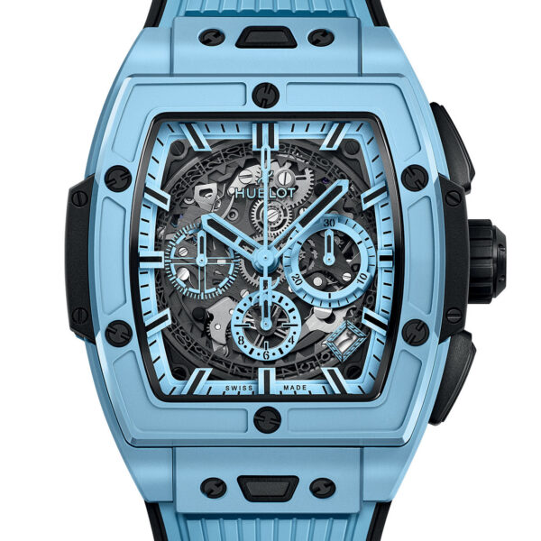 Unworn Hublot Spirit of Big Bang Sky Blue Ceramic 42, 642.EX.5110.RX, box and papers