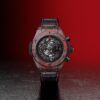 Hublot Big Bang Unico Red Carbon Las Vegas Boutique, Matt Red Frosted carbon, 44mm, Limited Edition, Ref# 421.QV.1113.LR.LVB23