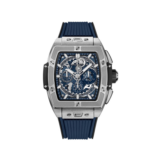 6990f27c4d9bc3768e0e609e553fc3b40a391128 Hublot Spirit of Big Bang TITANIUM BLUE Ref# 642.NX.7170.RX, Unworn 2025