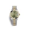 Rolex Datejust 31, Oystersteel, 18kt Yellow Gold and diamonds, Ref# 278343RBR-0030