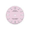 Unworn 2025, Rolex Oyster Perpetual, Oystersteel, 28mm, Candy pink dial, Domed Oyster, Ref# 276200-0009, box and papers