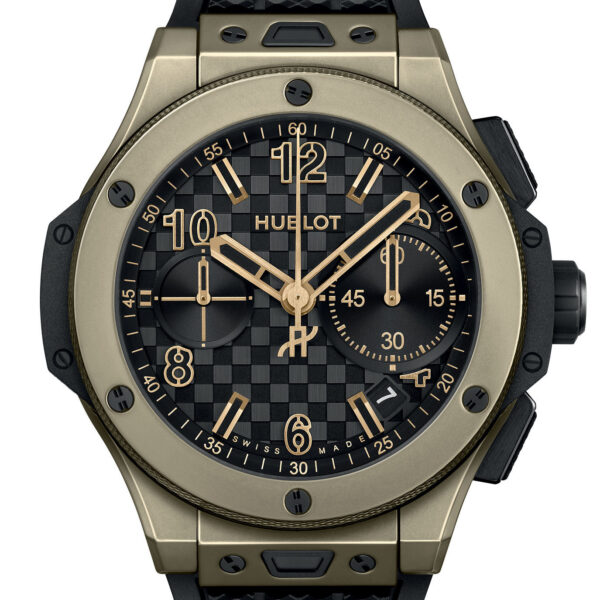 Unworn Hublot Big Bang 20th Anniversary Full Magic Gold 43, 431.MX.1330.RX, box and papers