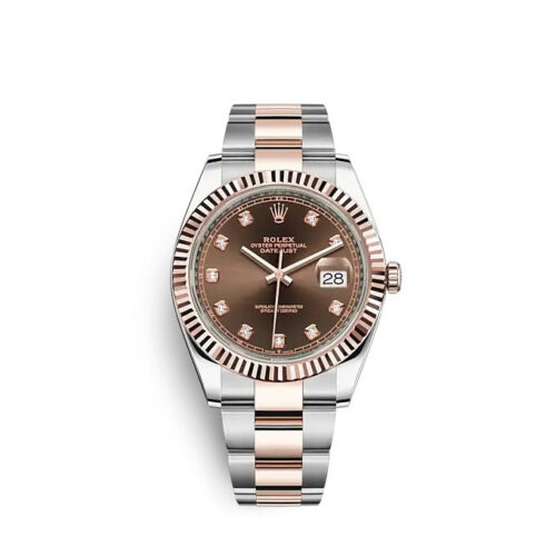 Rolex Datejust 41 Oystersteel and Everose gold Ref# 126331-0003