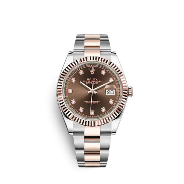 Rolex Datejust 41 Oystersteel and Everose gold Ref# 126331-0003