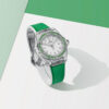 Unworn Hublot Big Bang One Click Joyful Steel Apple Green 33, 485.SG.2210.RX.1222, box and papers