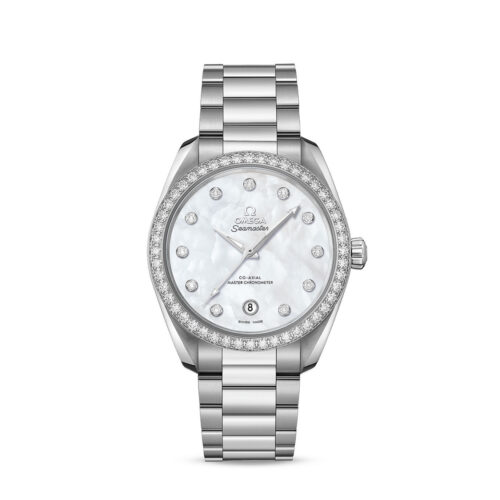 6cc6fe976fbab1b854e0179a1a0e6b141b48ed91 Omega Seamaster AQUA TERRA 150M CO‑AXIAL MASTER CHRONOMETER LADIES’ Ref# 220.15.38.20.55.001