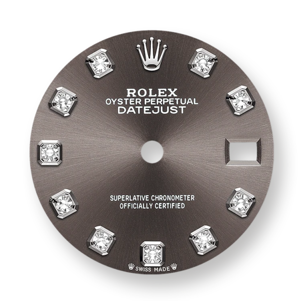 Rolex Lady-Datejust 28mm, 18k White Gold, Ref# 279139rbr-0011