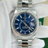 Rolex Sky-Dweller, 42mm, Oystersteel and 18k White Gold, Blue, Oyster, Ref# 336934-0005